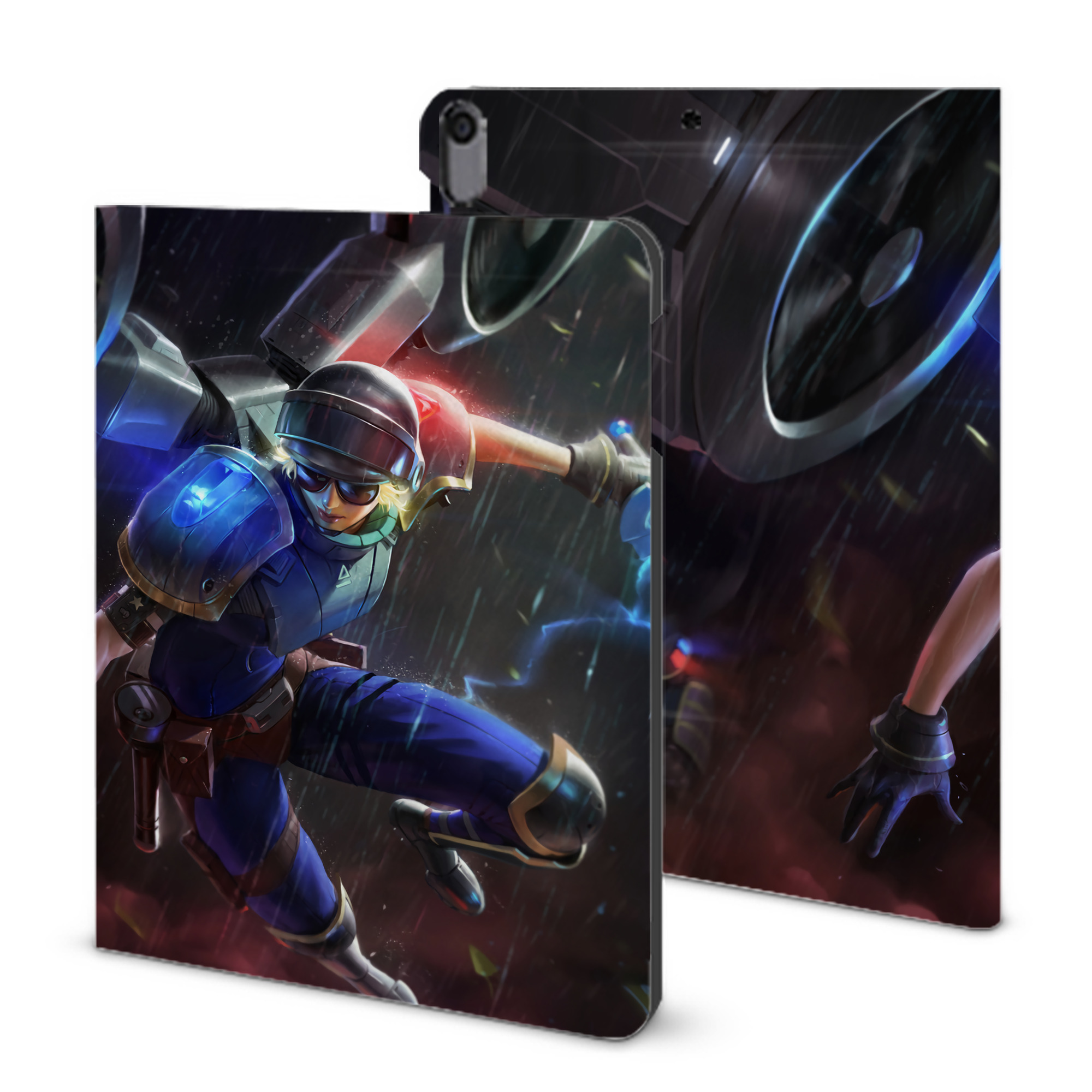 （画像用） リーグ・オブ・レジェンド League of Legends LOL IPad ケース ブック型 PUレザー TPU 耐衝撃 軽量 薄型 ペン収納なし 全面保護 IPad 各モデル対応